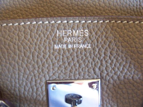 hermes birkin logo stamp