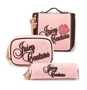 Cosmetic case: bags of varying sizes and shapes with a zip closure lined to hold cosmetics.