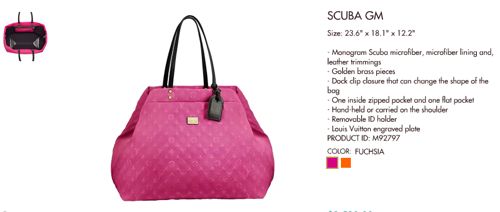 Louis Vuitton bag Cruise collection 2009 Pink Leather Cloth ref.132131 -  Joli Closet