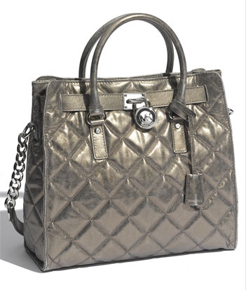 michael kors hamilton tote grey